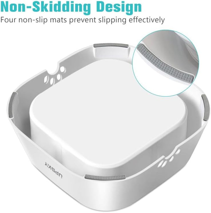35Oz No-Spill Pet Water Bowl, Slow Water Feeder for Dogs and Cats