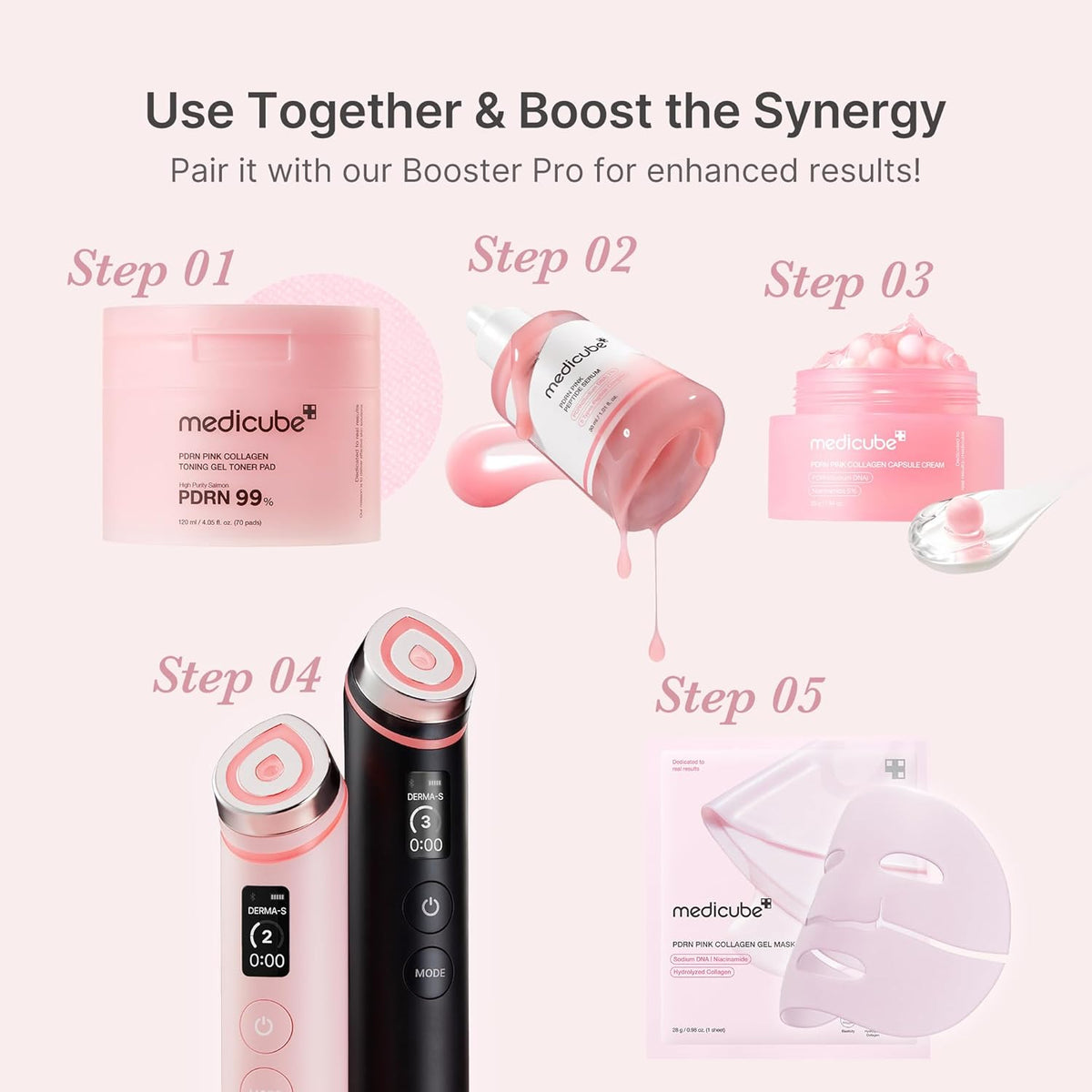 PDRN Pink Peptide Serum with Salmon DNA